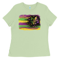 Matcha mardi gras flag Ladies Tee - CowGirlArtShop