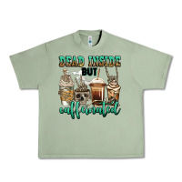 Oil Green dead inside but caffeinated skeleton coffee cups Urban Heavy Tee - Jasminsmagicworld