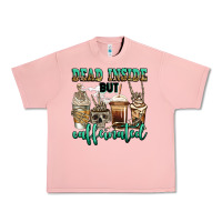 Salmon dead inside but caffeinated skeleton coffee cups Urban Heavy Tee - Jasminsmagicworld