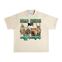 Dead Inside But Caffeinated Skeleton Coffee Cups Urban Heavy Tee | Teevron