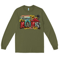 Army Green Ranch mama Motthaer's Day Long Sleeve Tee - FaDigitalArtStudio
