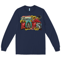 Navy Ranch mama Motthaer's Day Long Sleeve Tee - FaDigitalArtStudio
