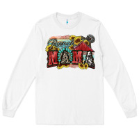 White Ranch mama Motthaer's Day Long Sleeve Tee - FaDigitalArtStudio