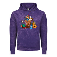 Cloud Purple Camping Frappe Coffee Vintage Hoodie - FaDigitalArtStudio