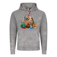 Cloud Rock Camping Frappe Coffee Vintage Hoodie - FaDigitalArtStudio
