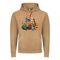 Vintage Camel Camping Frappe Coffee Vintage Hoodie - FaDigitalArtStudio