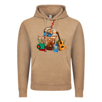 Vintage Coffee Camping Frappe Coffee Vintage Hoodie - FaDigitalArtStudio