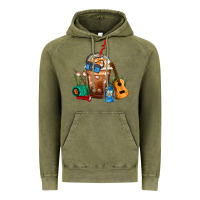 Vintage Olive Camping Frappe Coffee Vintage Hoodie - FaDigitalArtStudio