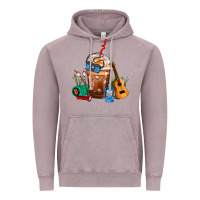 Vintage Zinc Camping Frappe Coffee Vintage Hoodie - FaDigitalArtStudio