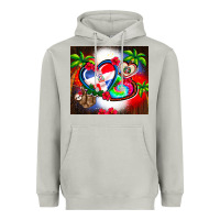 Moon Dust dominican republic  leopard Heavyweight Hoodie - AdoDesignShop
