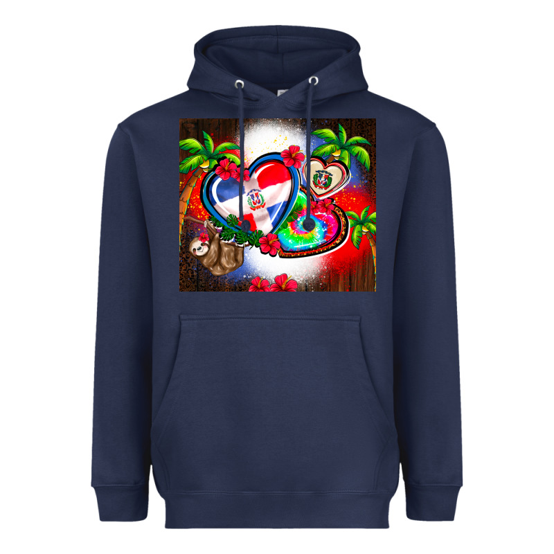 Dominican Republic  Leopard Heavyweight Hoodie by AdoDesignShop | Teevron