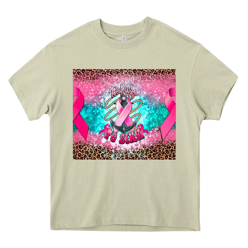Refuse To Sink Anchor Cancer Heavy Core Tee by NancyCooperArtShop | Teevron