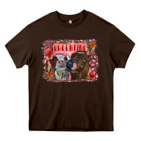 Chocolate Brown valentine heifers Heavy Core Tee - RanaPortraitStore