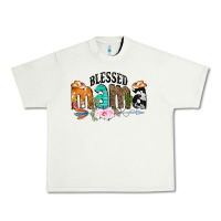Pistachio Blessed Mama Urban Heavy Tee - CowCowDesign