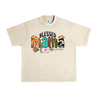 Sandshell Blessed Mama Urban Heavy Tee - CowCowDesign