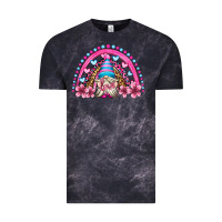 Cloud Black valentine's day rainbow gnome olivia Vintage Tee - OliviaCreatesArt