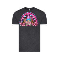 Vintage Black valentine's day rainbow gnome olivia Vintage Tee - OliviaCreatesArt