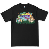 Black Happy Easter Day rainbow Premium Tee - HowdyJamesFarm