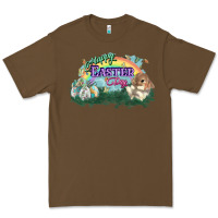 Cacao Happy Easter Day rainbow Premium Tee - HowdyJamesFarm