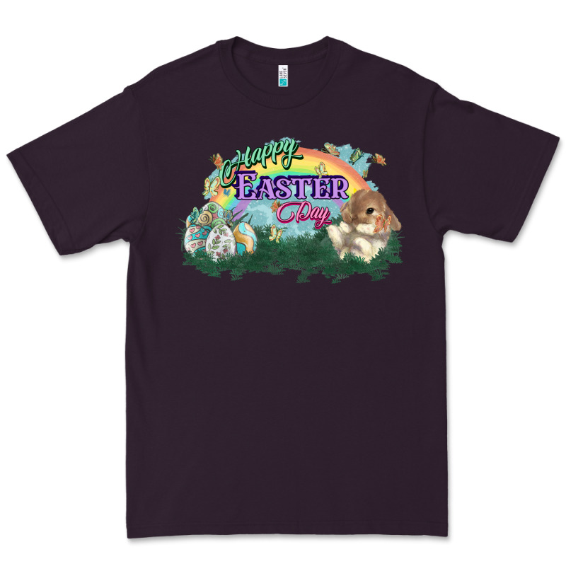 Happy Easter Day Rainbow Premium Tee by HowdyJamesFarm | Teevron