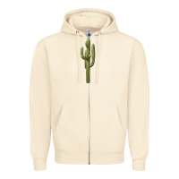Sandshell cactus Zipper Hoodie - BarkalooDesign