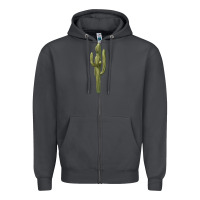 Smoke cactus Zipper Hoodie - BarkalooDesign