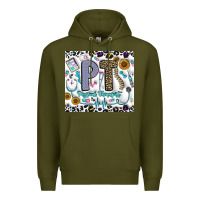 Army Green pt physical therapist Premium Hoodie - CowhideDigitalArt