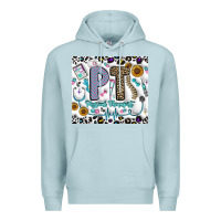 Blue Mist pt physical therapist Premium Hoodie - CowhideDigitalArt