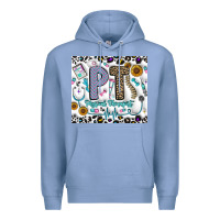 Colony Blue pt physical therapist Premium Hoodie - CowhideDigitalArt