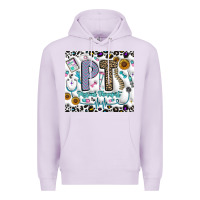Lilac pt physical therapist Premium Hoodie - CowhideDigitalArt