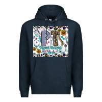 Navy pt physical therapist Premium Hoodie - CowhideDigitalArt