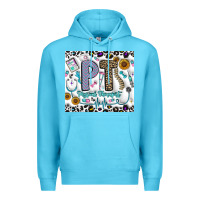 Ocean Blue pt physical therapist Premium Hoodie - CowhideDigitalArt