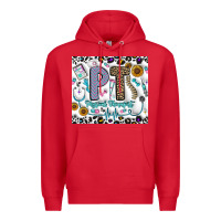Red pt physical therapist Premium Hoodie - CowhideDigitalArt