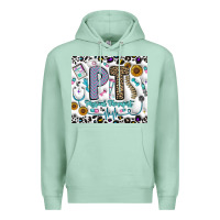 Seafoam pt physical therapist Premium Hoodie - CowhideDigitalArt