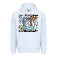 White pt physical therapist Premium Hoodie - CowhideDigitalArt