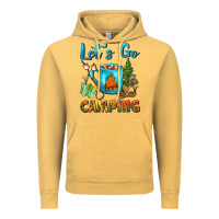 Vintage Mustard Let's Go Camping Coffee Mug Vintage Hoodie - FaDigitalArtStudio