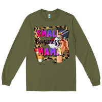 Army Green Small business mama Mother's Day Long Sleeve Tee - FaDigitalArtStudio