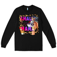 Black Small business mama Mother's Day Long Sleeve Tee - FaDigitalArtStudio