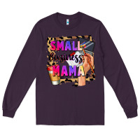 Plum Small business mama Mother's Day Long Sleeve Tee - FaDigitalArtStudio