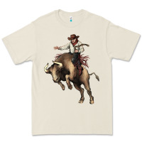 Bone Cowboy bull rodeo Premium Tee - HowdyJamesFarm