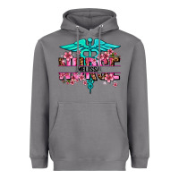 Storm floral nurse custom name Heavyweight Hoodie - AdoDesignShop