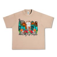 Burro Being a Mom Makes My Life Complete Urban Heavy Tee - CowCowDesign