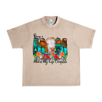 French Oak Being a Mom Makes My Life Complete Urban Heavy Tee - CowCowDesign