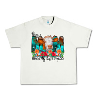 Pistachio Being a Mom Makes My Life Complete Urban Heavy Tee - CowCowDesign
