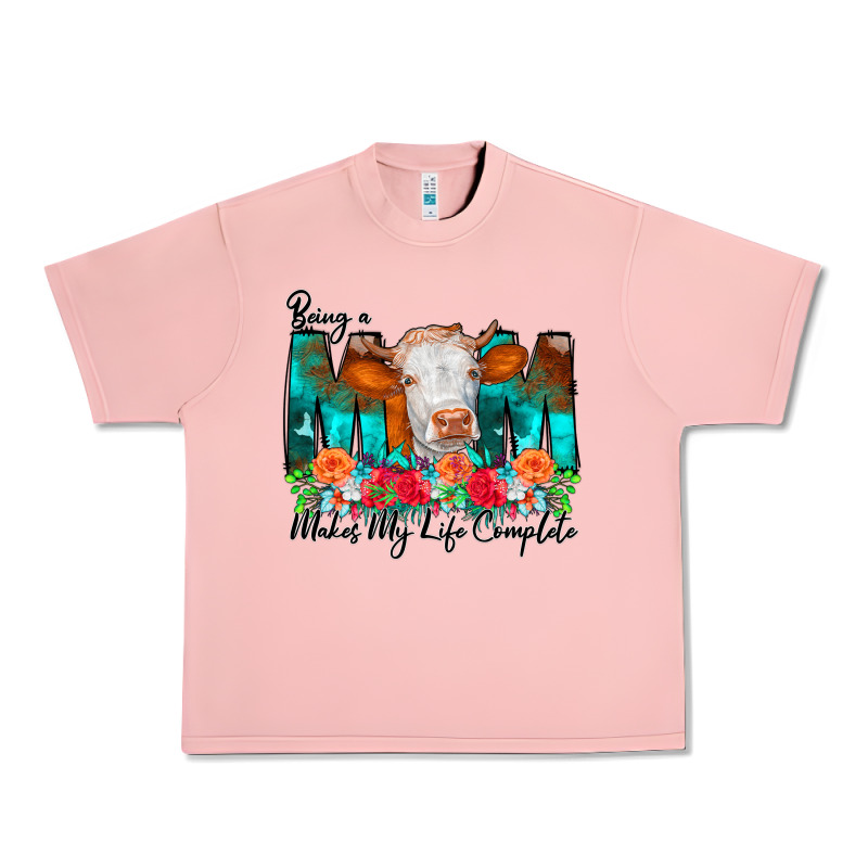Being A Mom Makes My Life Complete Urban Heavy Tee by CowCowDesign | Teevron