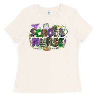 Bone school nurse mardi gras Ladies Tee - CowGirlArtShop