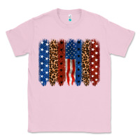 Bubblegum Pink back to blue brushstroke Classic Tee - CowGirlArtShop