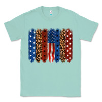 Seafoam back to blue brushstroke Classic Tee - CowGirlArtShop