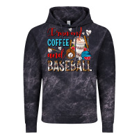 Cloud Black I Run On Coffee And Baseball Frappe Vintage Hoodie - FaDigitalArtStudio