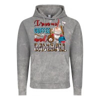 Cloud Rock I Run On Coffee And Baseball Frappe Vintage Hoodie - FaDigitalArtStudio